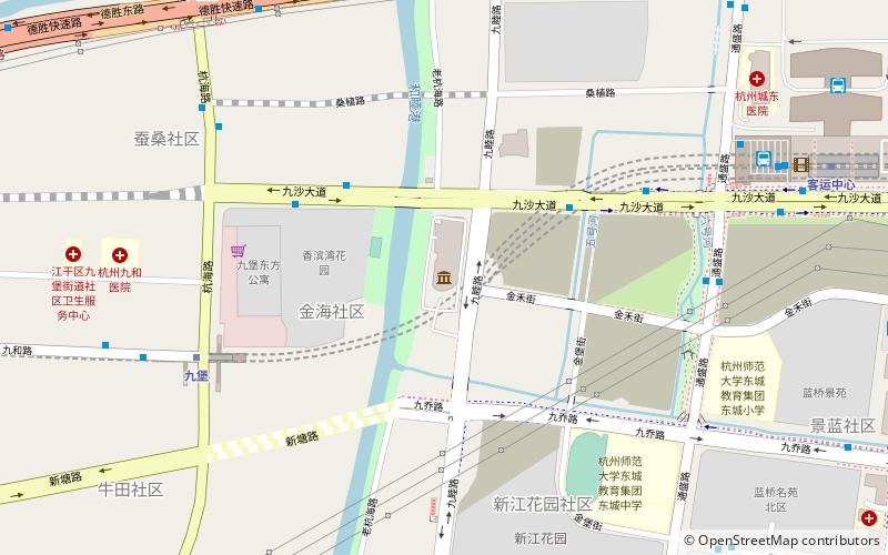 Museum of Seawall Site of Hangzhou location map