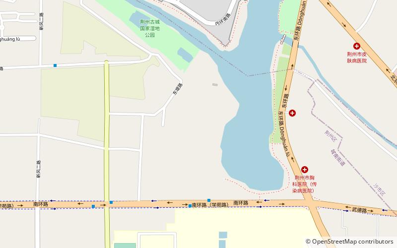 Guandi de Jingzhou location map
