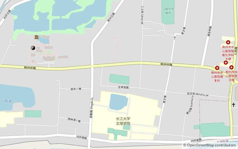 Jingzhou Confucius Temple location map