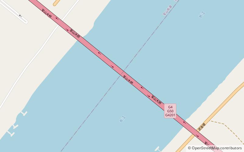 Wuhan Junshan Yangtze River Bridge location map