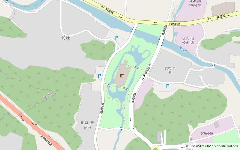 Liangzhu Museum location map