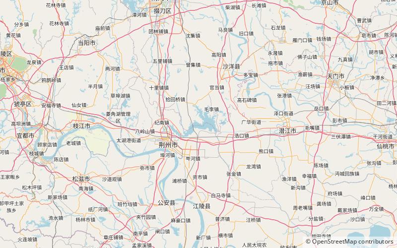 chang lake jingzhou location map