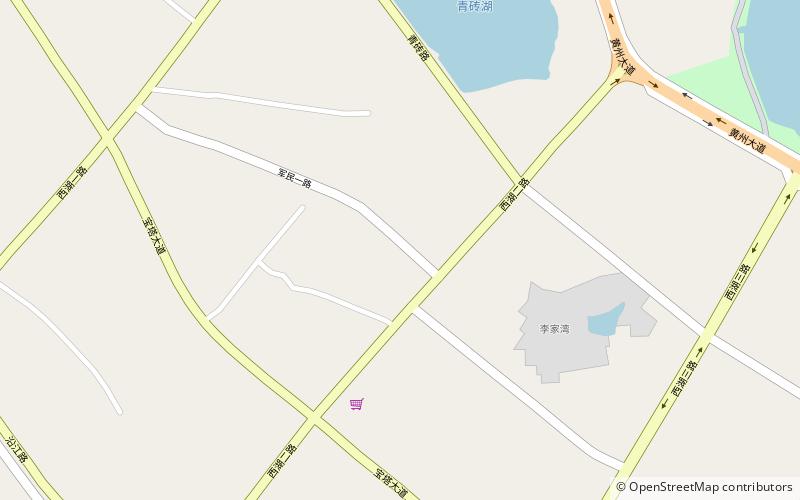 District de Huangzhou location map