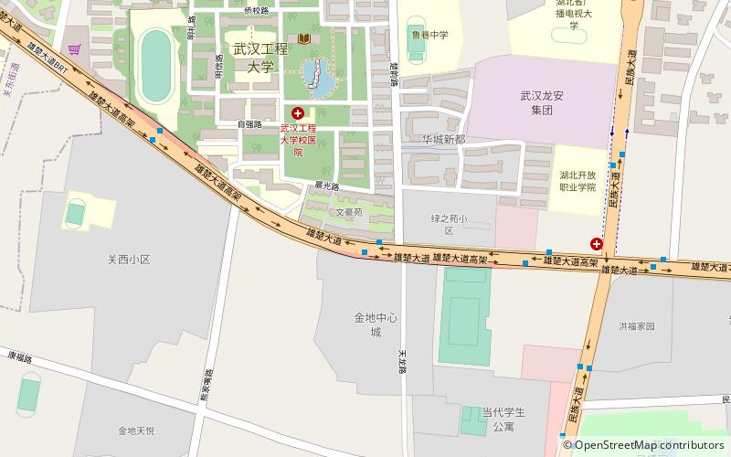 Institut de technologie de Wuhan location map