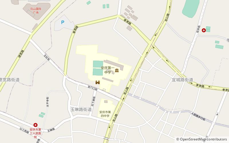 xiao shi guan anqing location map