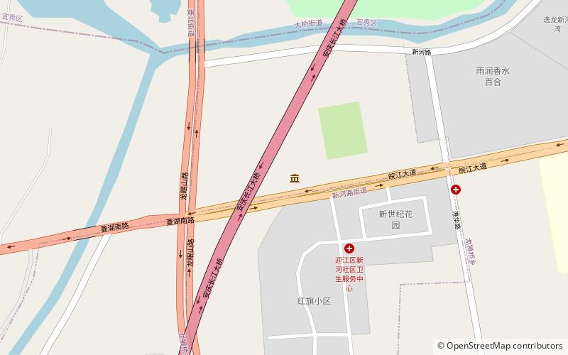 an qing shi cheng shi gui hua zhan shi guan anqing location map