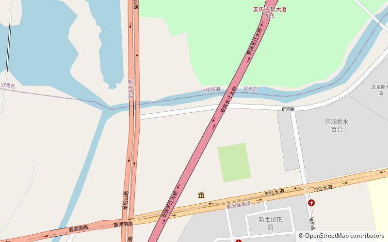 Anqing Yangtze River Bridge location map