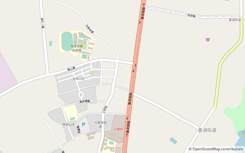 daguan anqing location map