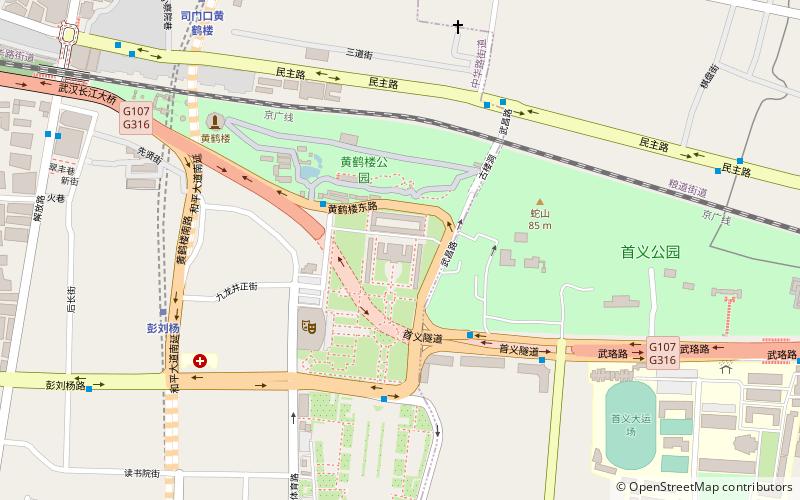 xin hai ge ming wu chang shou yi ji nian guan wuhan location map