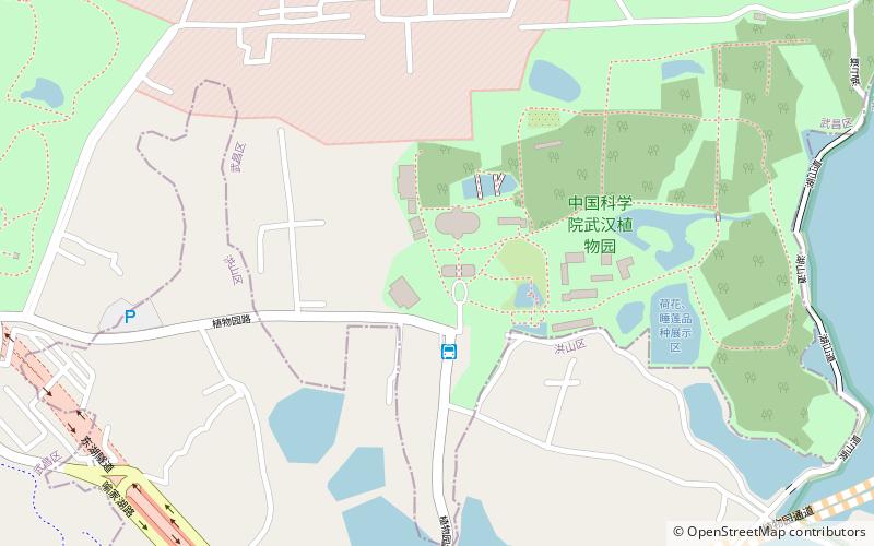 Wuhan Botanical Garden location map