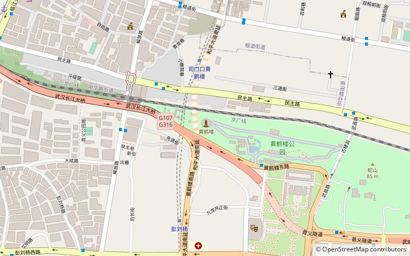 four great towers of china wuhan location map