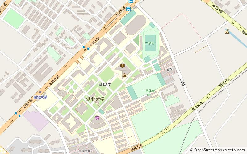 Université du Hubei location map