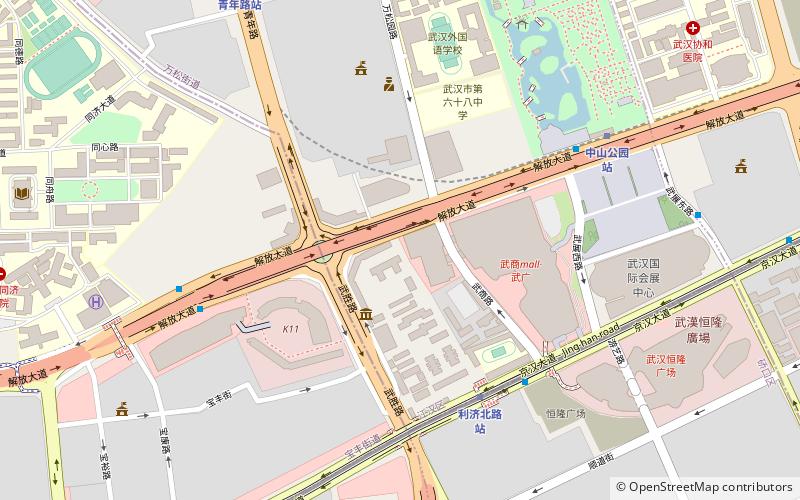 Wuhan World Trade Tower location map