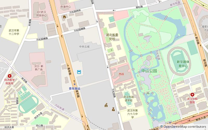 Wuhan Museum location map