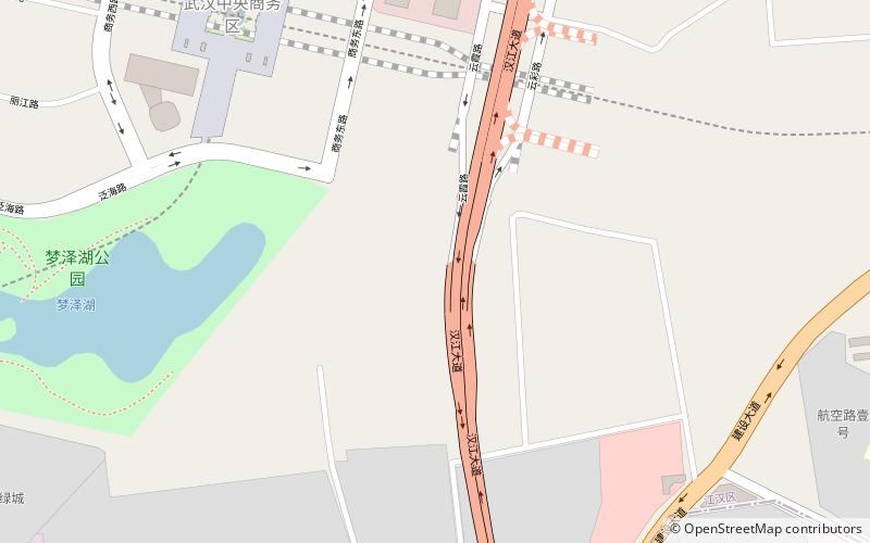 Wuhan Center location map