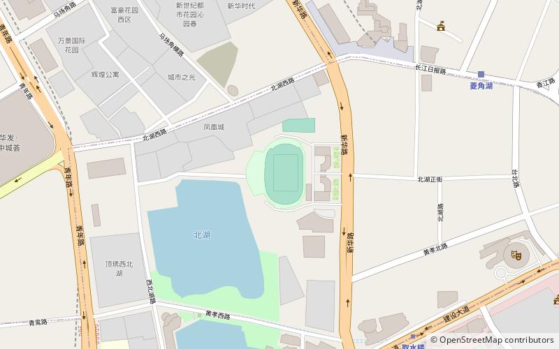 hankou cultural sports centre wuhan location map