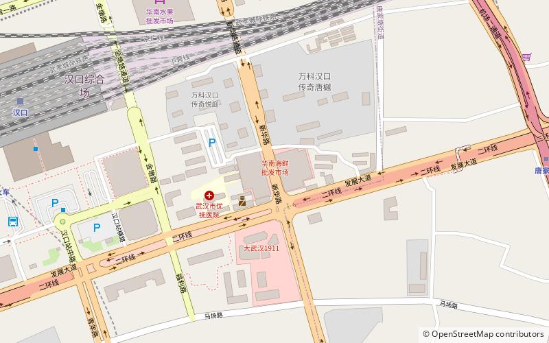 Huanan Seafood Wholesale Market location map