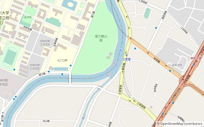 Université du Sichuan location map