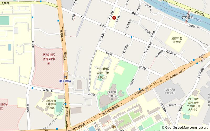 sichuan conservatory of music chengdu location map