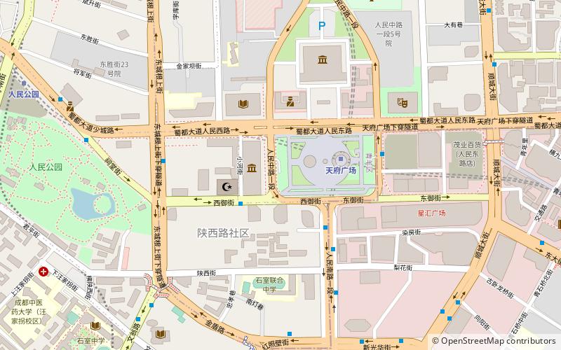 chengdu museum location map