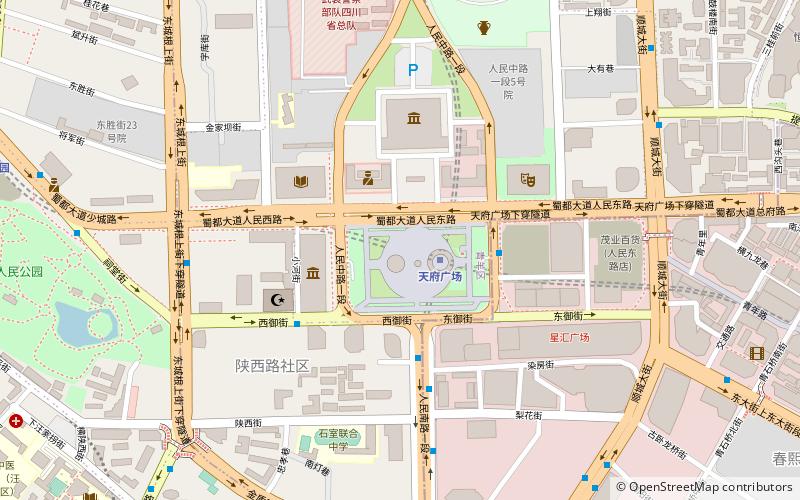 Tianfu Square location map