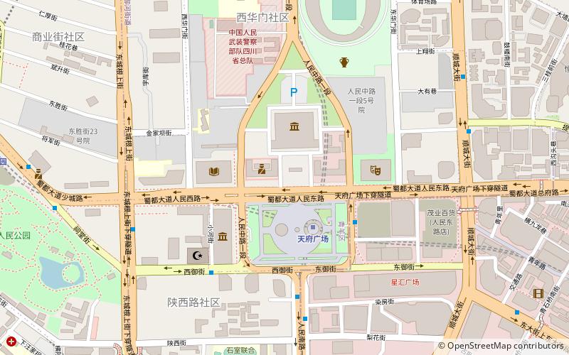 chairman mao statue chengdu location map