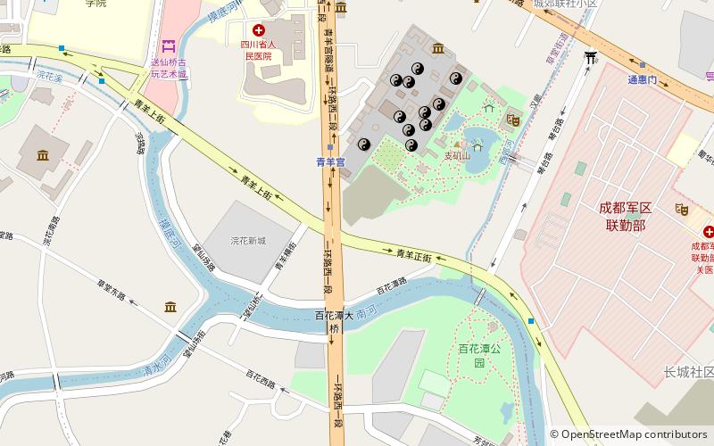 Qingyang Temple location map