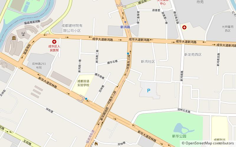 Distrito de Chenghua location map