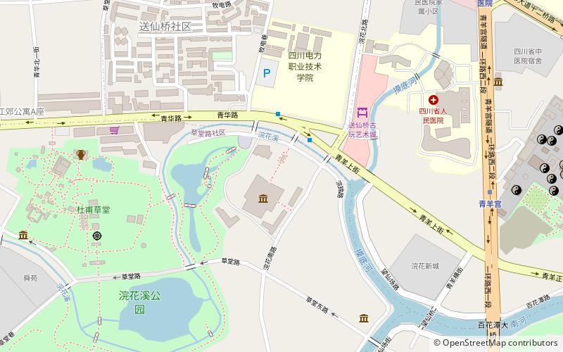 sichuan museum chengdu location map