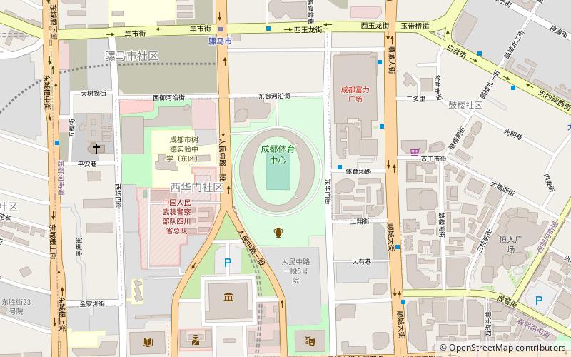 Chengdu Sports Centre location map