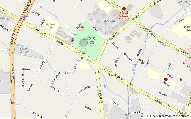 Tombe de Wang Jian location map
