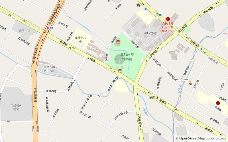 cheng dou yong ling bo wu guan chengdu location map