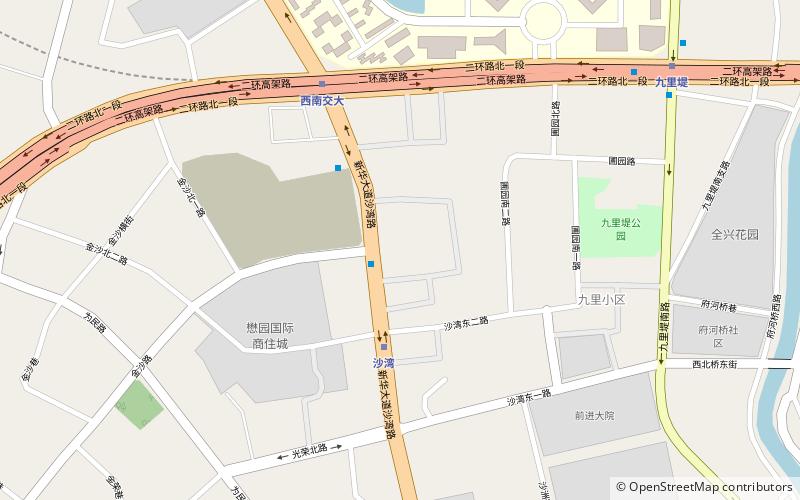 District de Jinniu location map