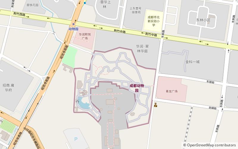 chengdu zoo location map