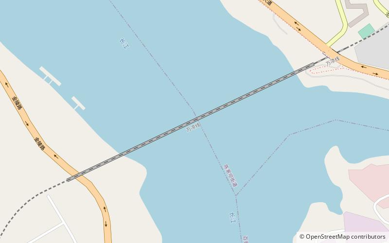 Wanzhou Railway Bridge location map