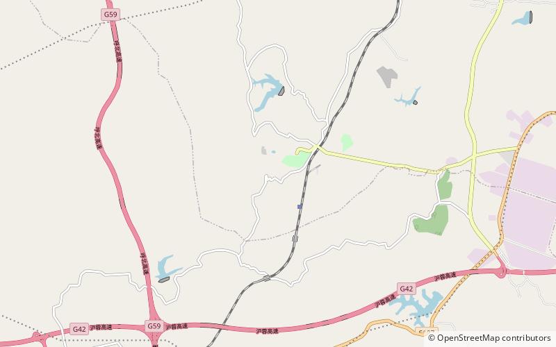 Yuquan si location map