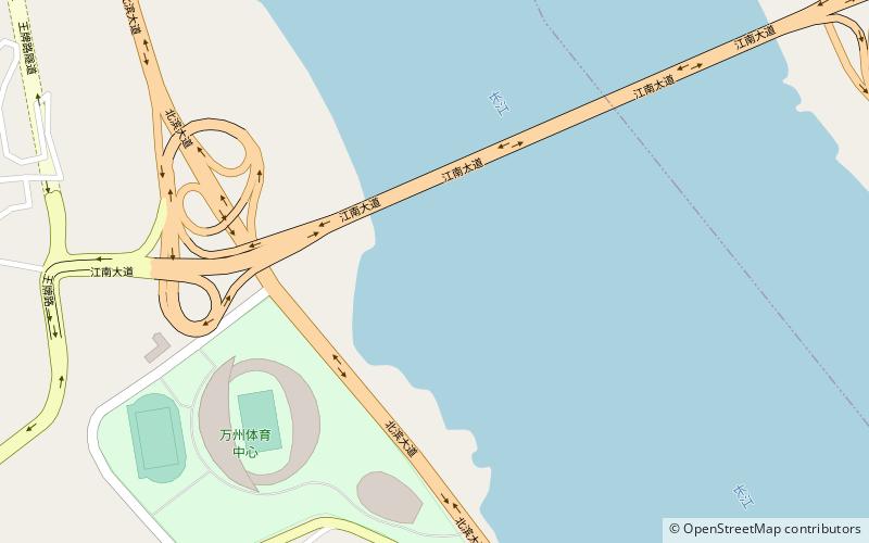wanzhou sports center chongqing location map