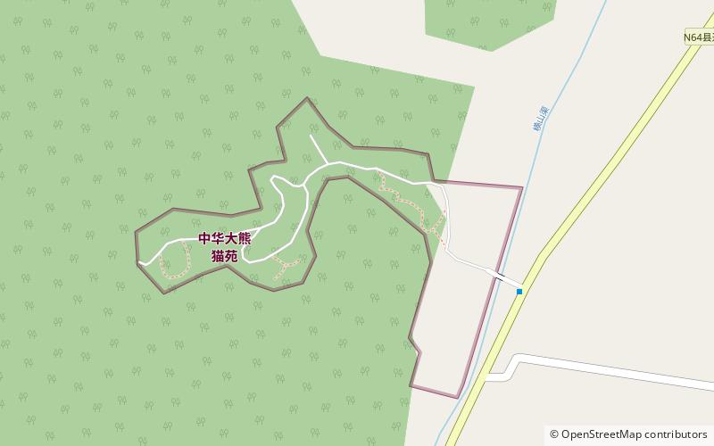 dujiangyan panda base location map