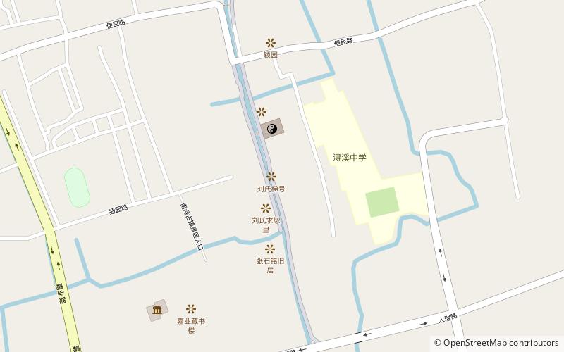 former residence of liu ansheng shanghai location map