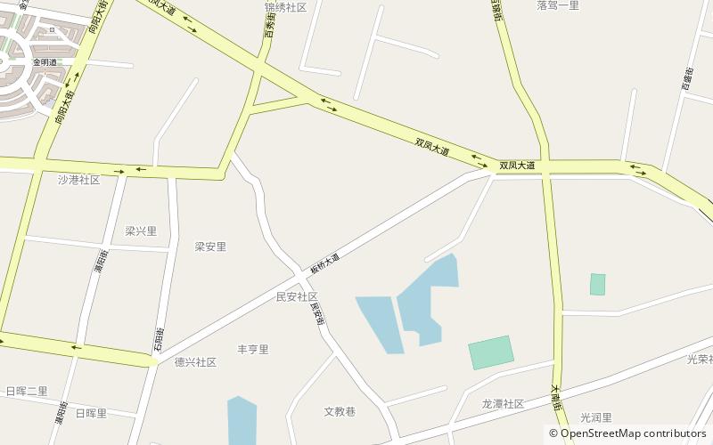 District de Huangpi location map