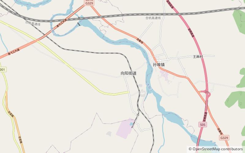 Xiangyang Subdistrict location map