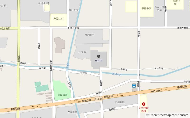 Donglin Temple location map