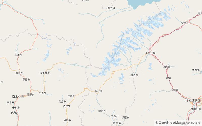 Changthang location map