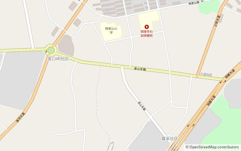 jiaoqu tongling location map