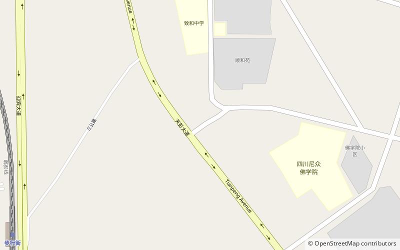 zhihe subdistrict pengzhou location map