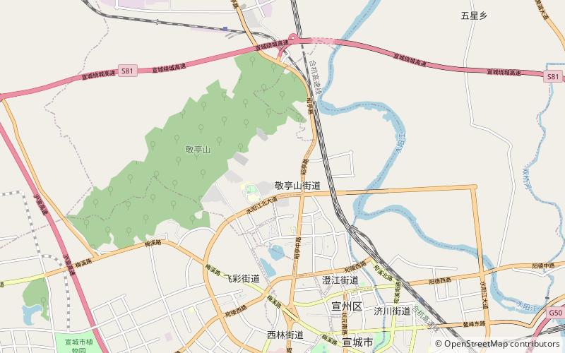 guangjiao temple xuancheng location map