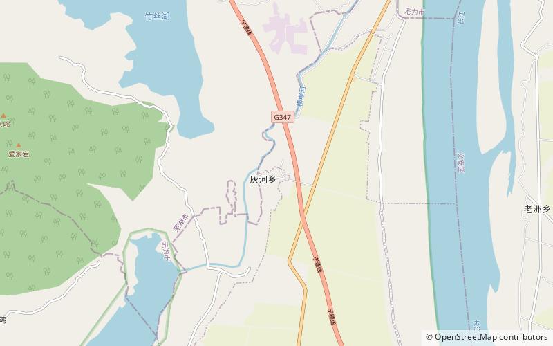 Huihe Township location map