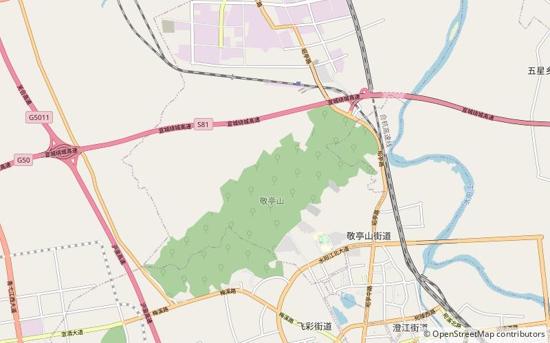 Jing Ting Mountain location map