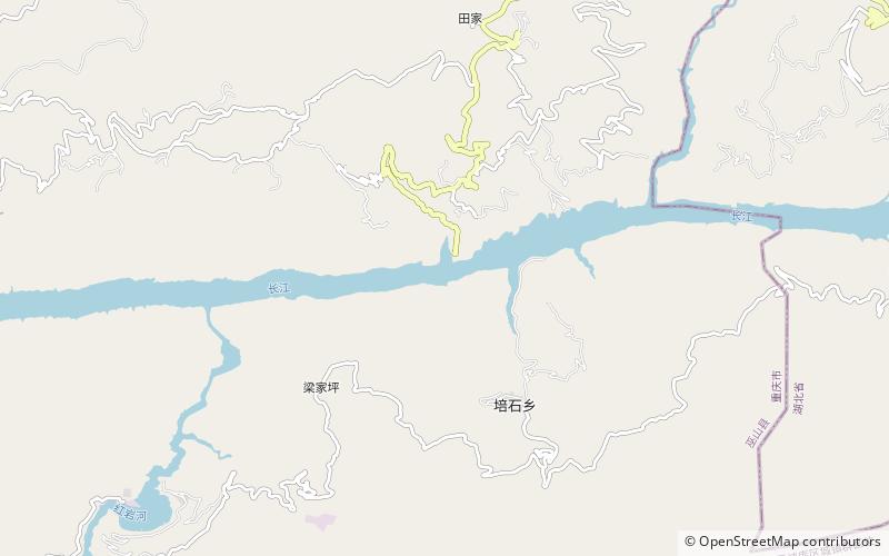 Wu Gorge location map