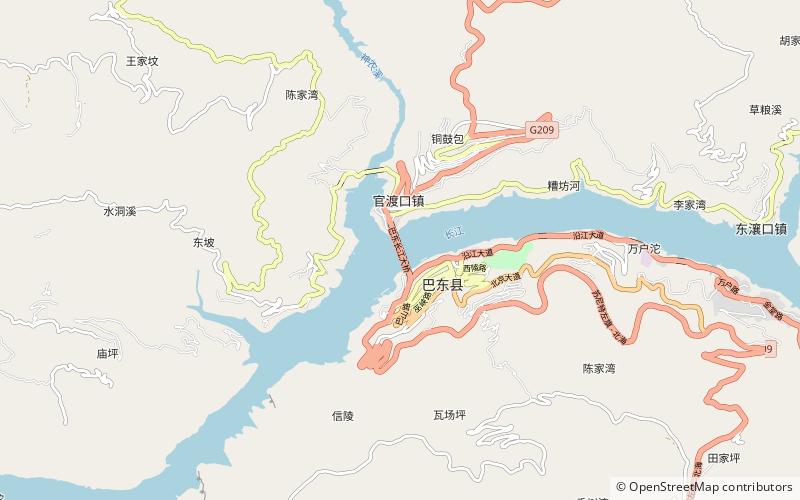 Badong Yangtze River Bridge location map